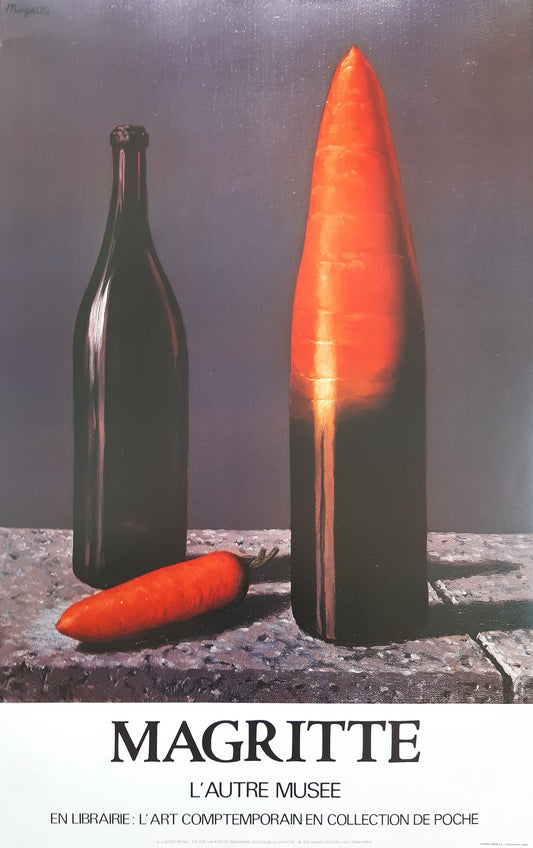 Rene Magritte original art poster - 20.6"×32.9" (52.2×83.5cm)