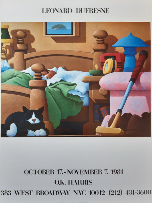 Leonard Dufresne original art poster - 31.5"×23.6" (80×60cm)