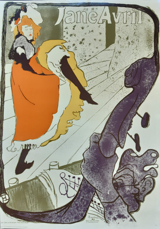 Toulouse-Lautrec vintage art poster - 22.6"×32.3" (57.5×82cm)