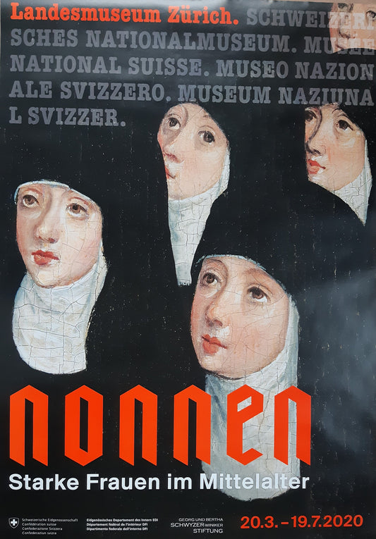 Swiss original museum poster - 35.6"×50.4" (90.5×128cm)