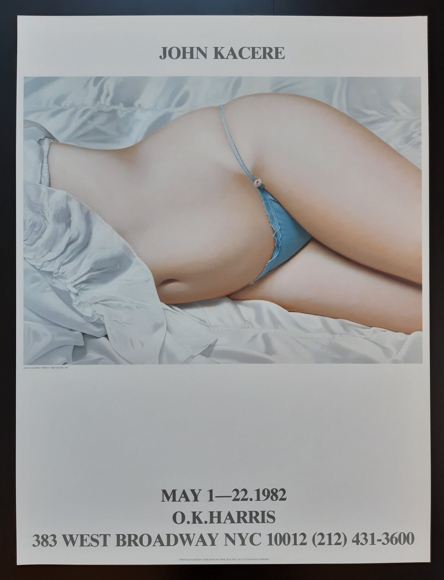 John Kacere original art poster - 31.5"×23.6" (80×60cm)