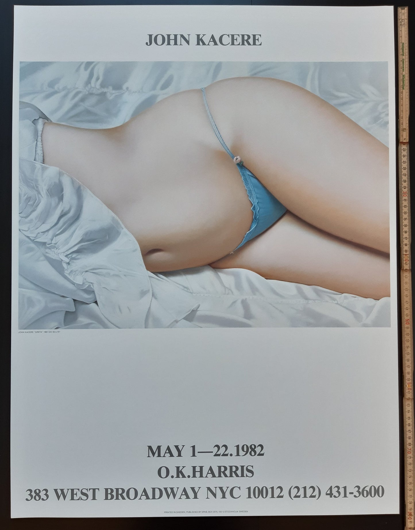 John Kacere original art poster - 31.5"×23.6" (80×60cm)
