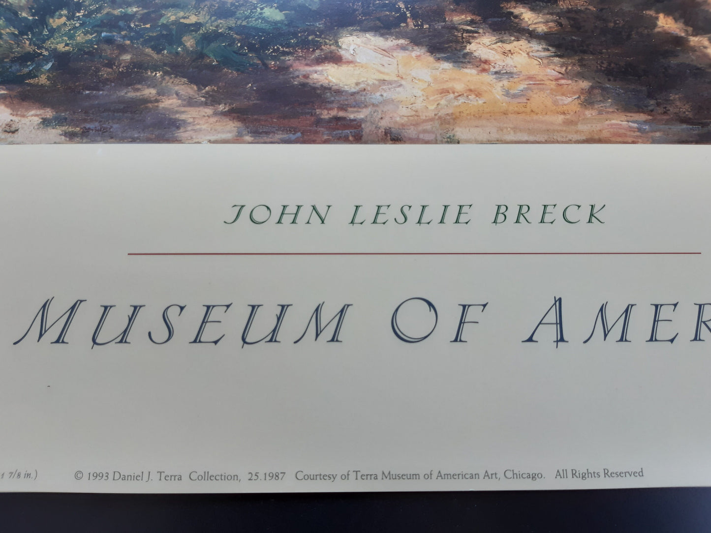 John Leslie Breck  original art poster - 24.0"×24.0" (61×61cm)