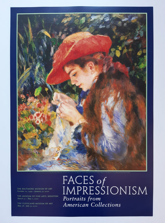 Pierre Auguste Renoir original art poster - 22.0"×32.3" (56×82cm)