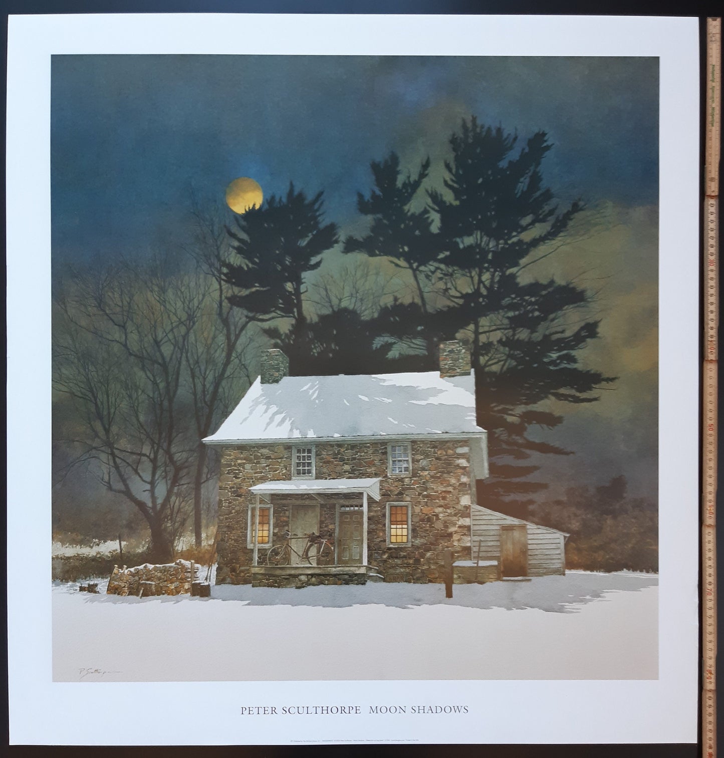 Peter Sculthorpe art print used - 35.0"×33.1" (89×84cm)