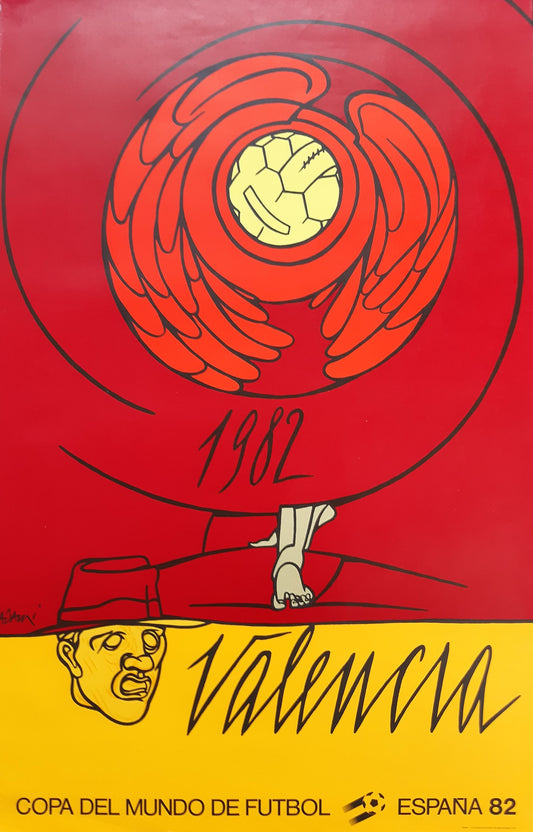 Valerio Adami original art poster - 23.6"×37.2" (60×94.5cm)