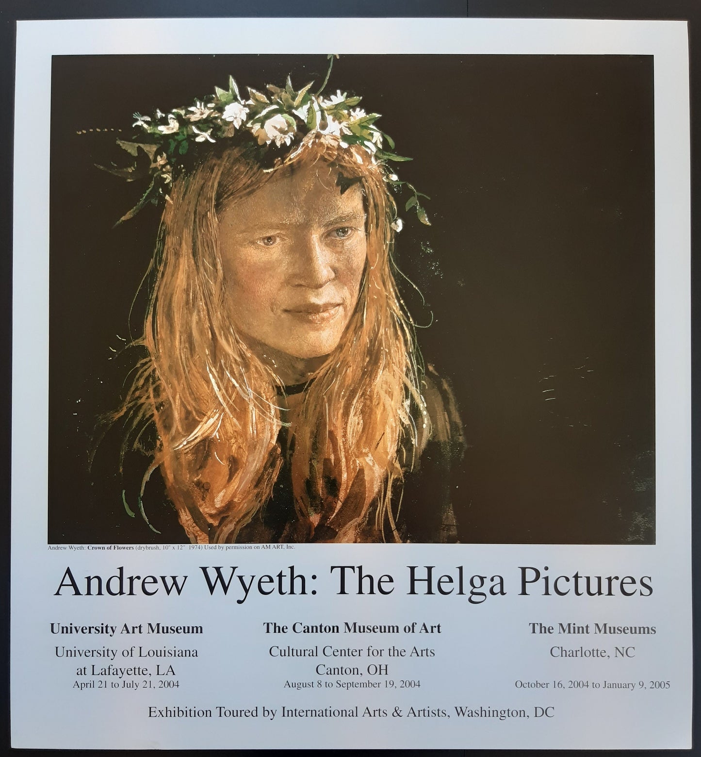 Andrew Wyeth original art poster - 18.7"×20.1" (47.5×51cm)
