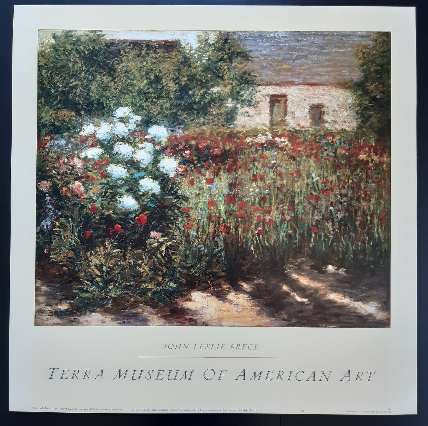 John Leslie Breck  original art poster - 24.0"×24.0" (61×61cm)