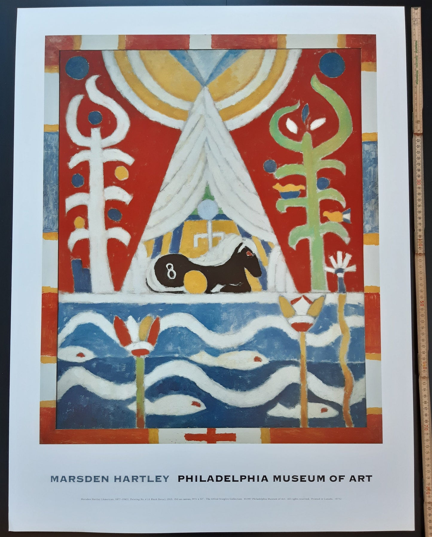 Marsden Hartley original art poster - 26.0"×34.3" (66×87cm)