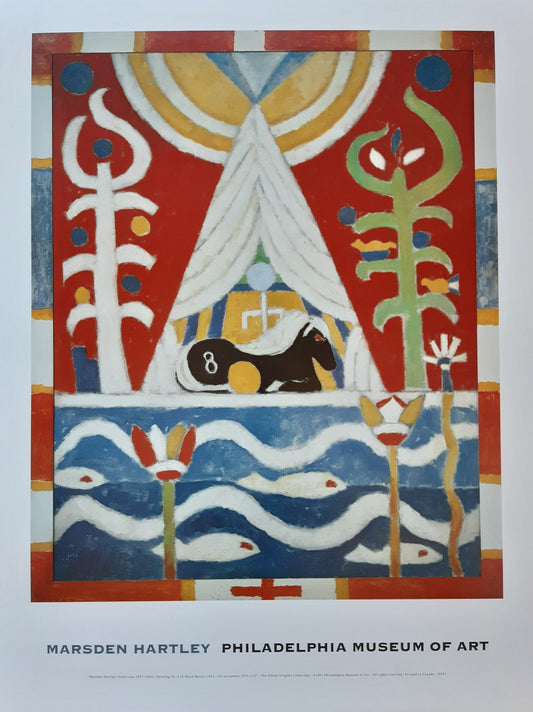 Marsden Hartley original art poster - 26.0"×34.3" (66×87cm)