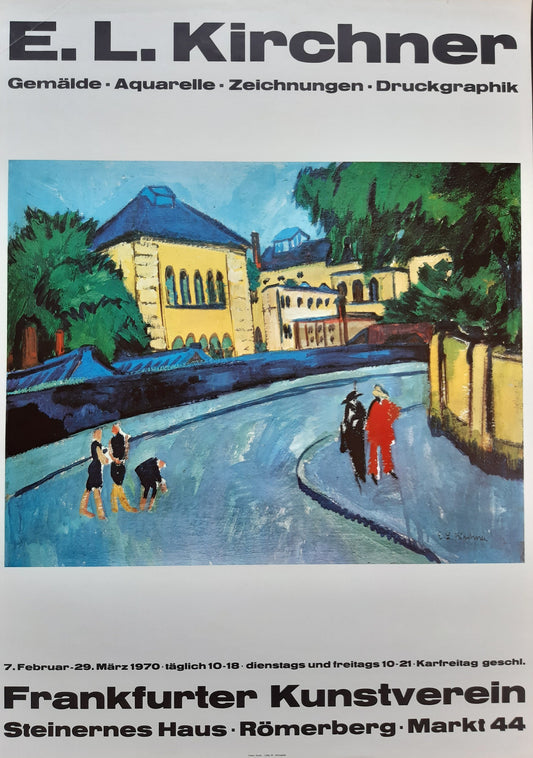 E. L. Kirchner vintage art poster - 23.2"×33.1" (59×84cm)
