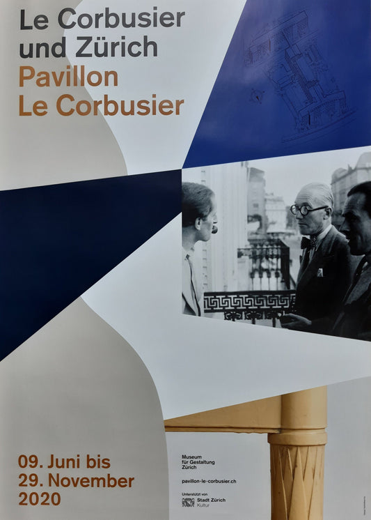Le Corbusier original poster - 35.4"×50.4" (90×128cm)