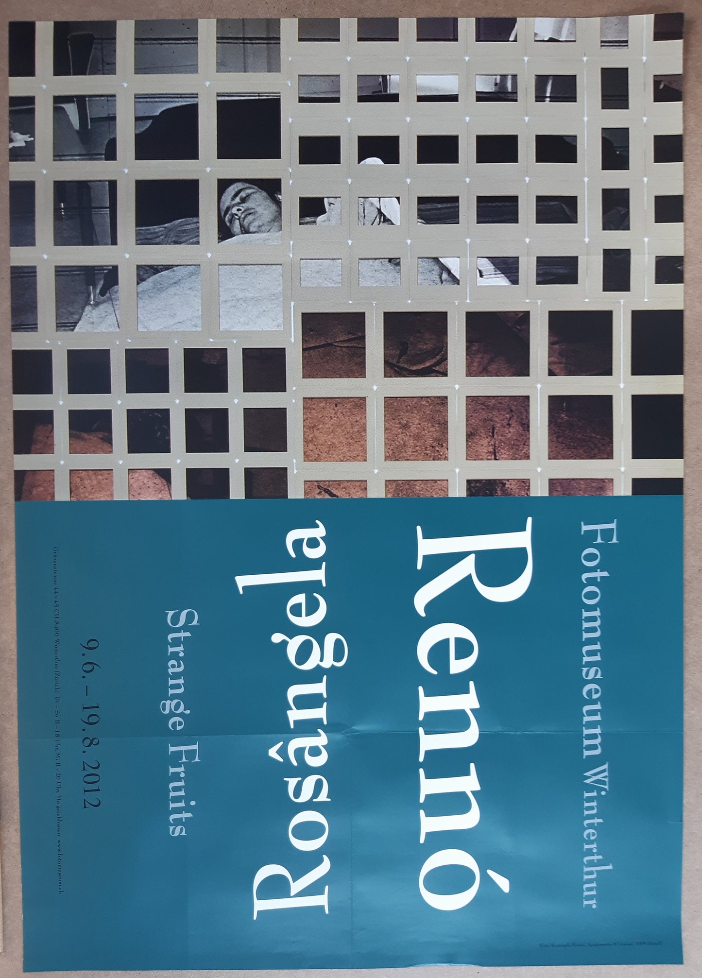Rosângela Rennó original photo poster - 35.6"×50.4" (90.5×128cm)
