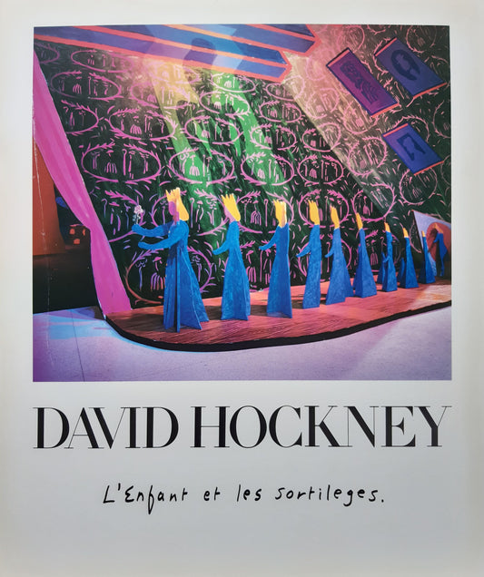 David Hockney original art poster - 20.1"×24.0" (51×61cm)