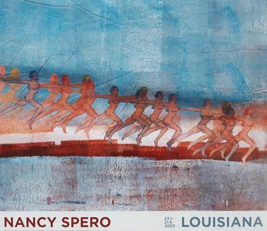 Nancy Spero original art poster - 26.8"×23.2" (68×59cm)