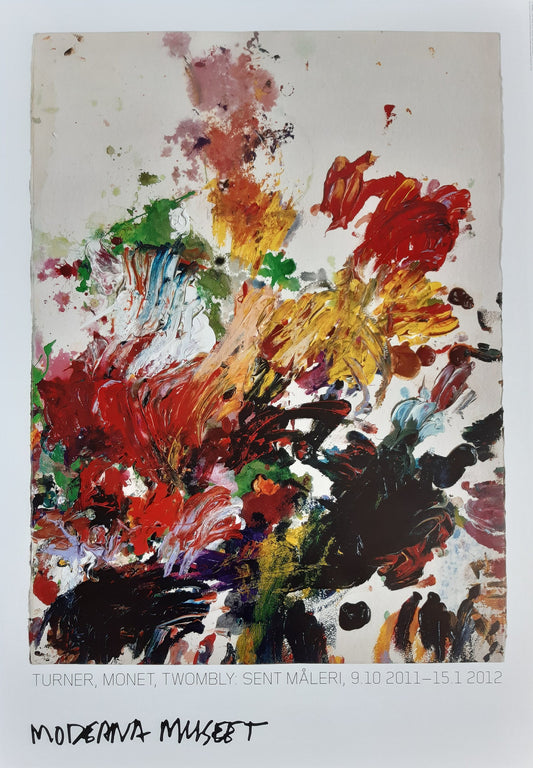 Cy Twombly art exhibition poster - 27.6"×39.4" (70×100cm)