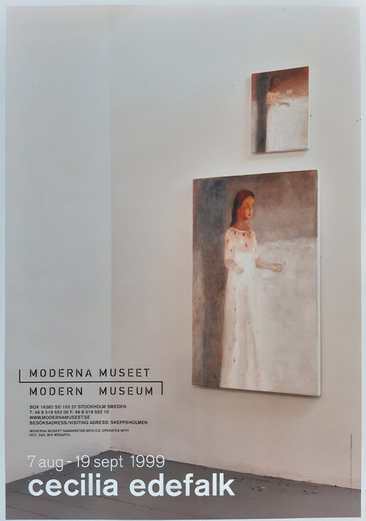 Cecilia Edefalk art exhibition poster - 27.6"×39.4" (70×100cm)