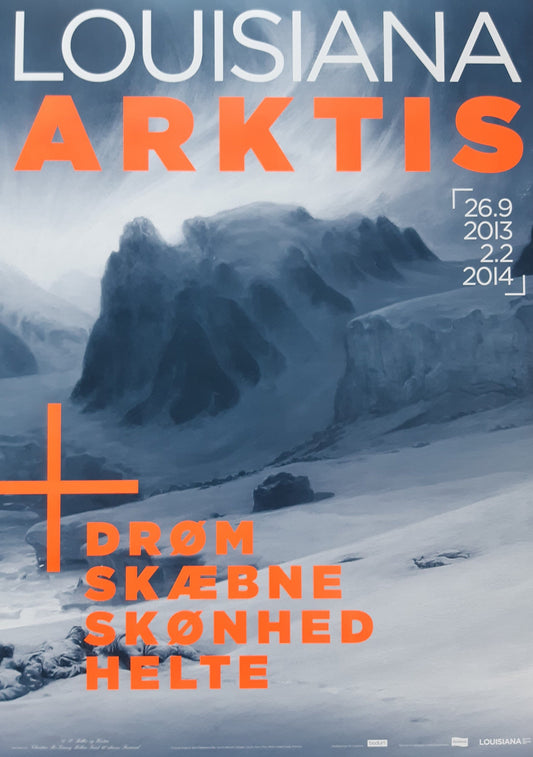Arktis museum exhibition poster - 23.2"×33.1" (59×84cm)
