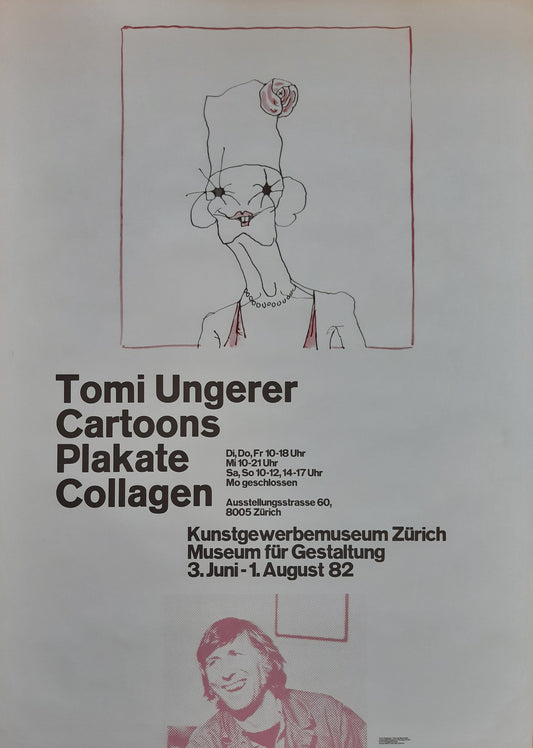 Tomi Ungerer original art poster - 35.4"×50.4" (90×128cm)