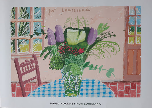 David Hockney original art poster - 23.4"×33.1" (59.5×84cm)