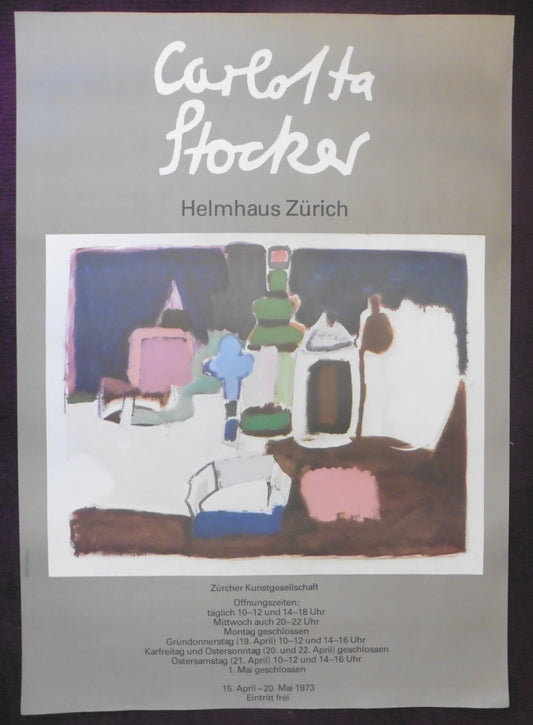 Carlotta Stocker original art poster - 35.4"×50.4" (90×128cm)