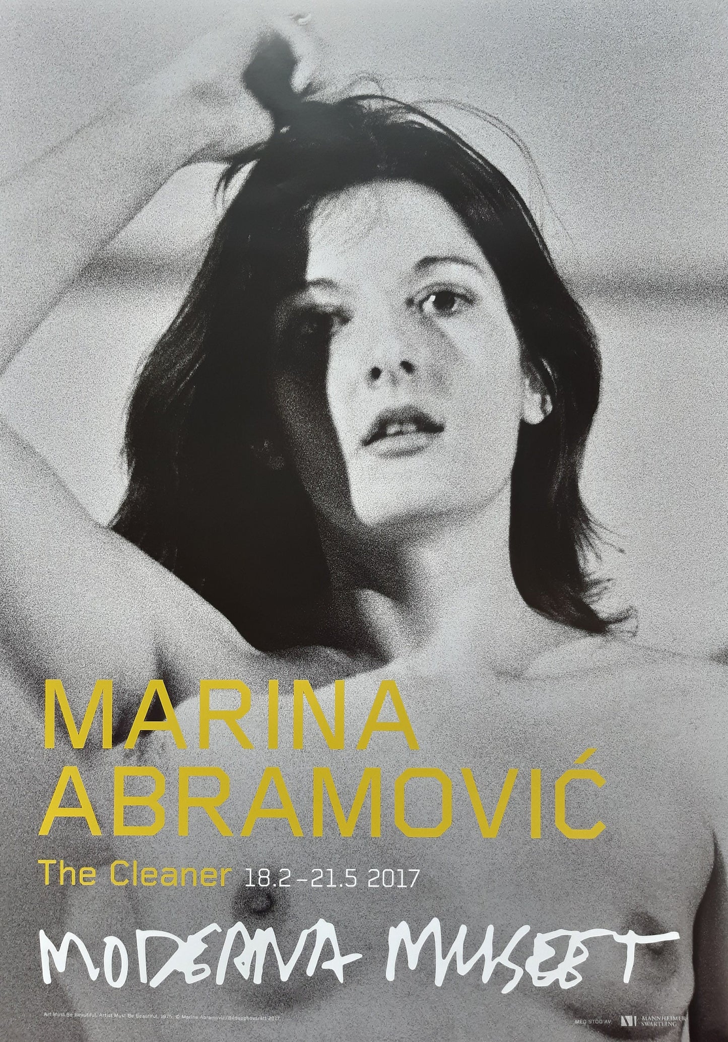 Marina Abramovic photo museum poster - 27.6"×39.4" (70×100cm)