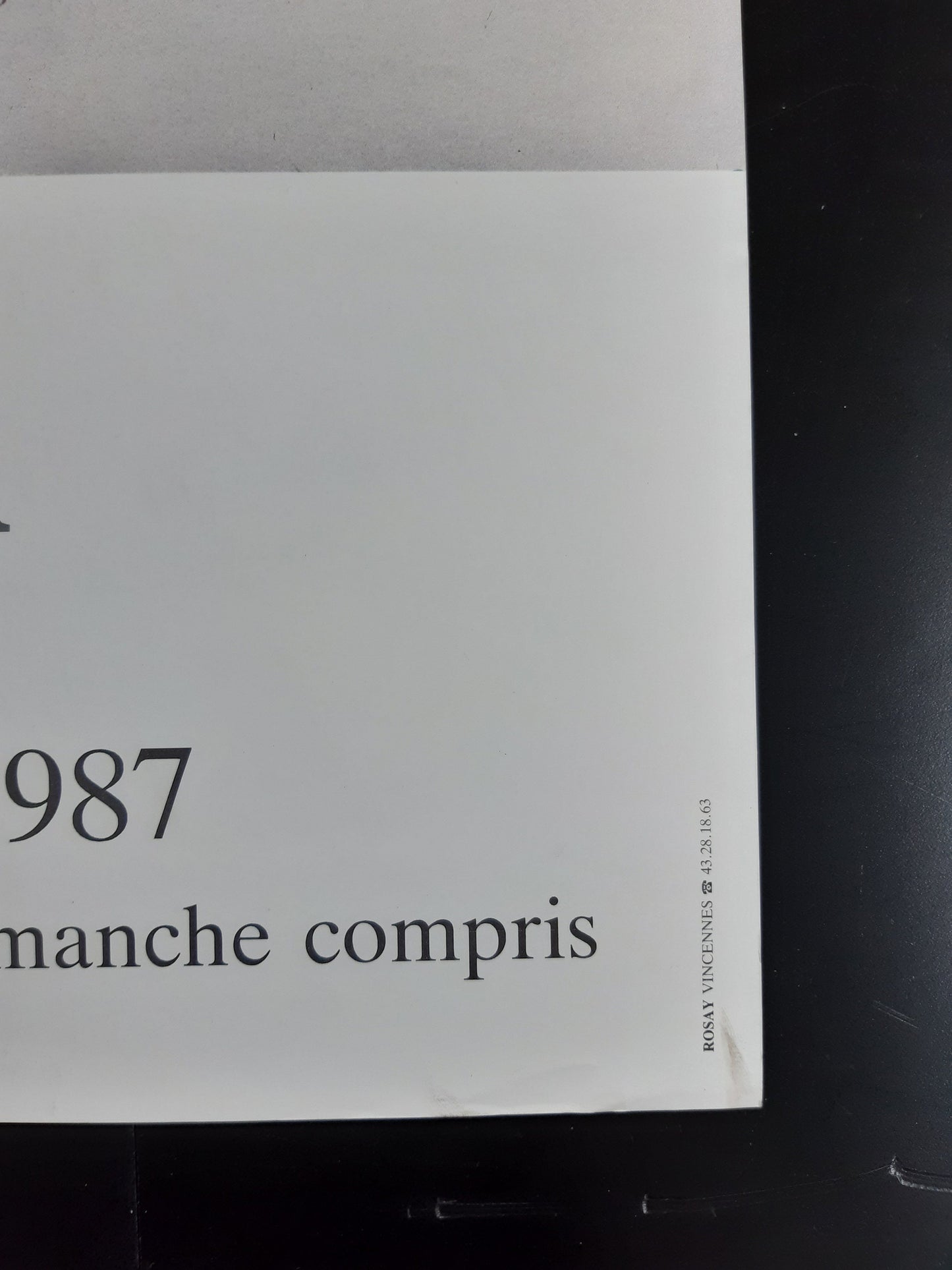 Marie-Louise Ogier original art poster - 19.1"×27.2" (48.5×69cm)
