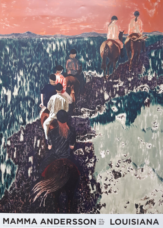 Mamma Andersson art exhibition poster - 23.2"×33.1" (59×84cm)