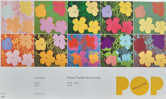 Andy Warhol original art Poster - 23.0"×38.4" (58.5×97.5cm)