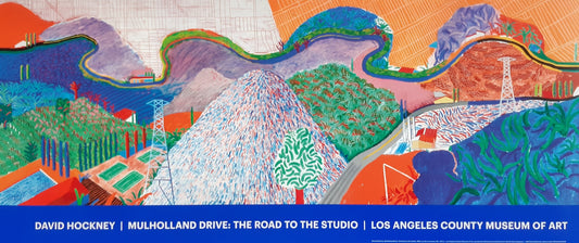 David Hockney art poster - 38.0"×15.9" (96.5×40.5cm)