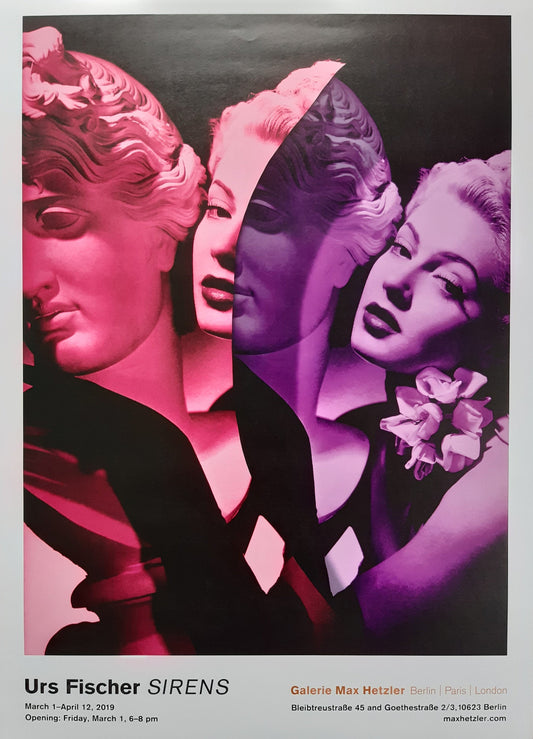 Urs Fischer art exhibition poster - 23.2"×33.1" (59×84cm)