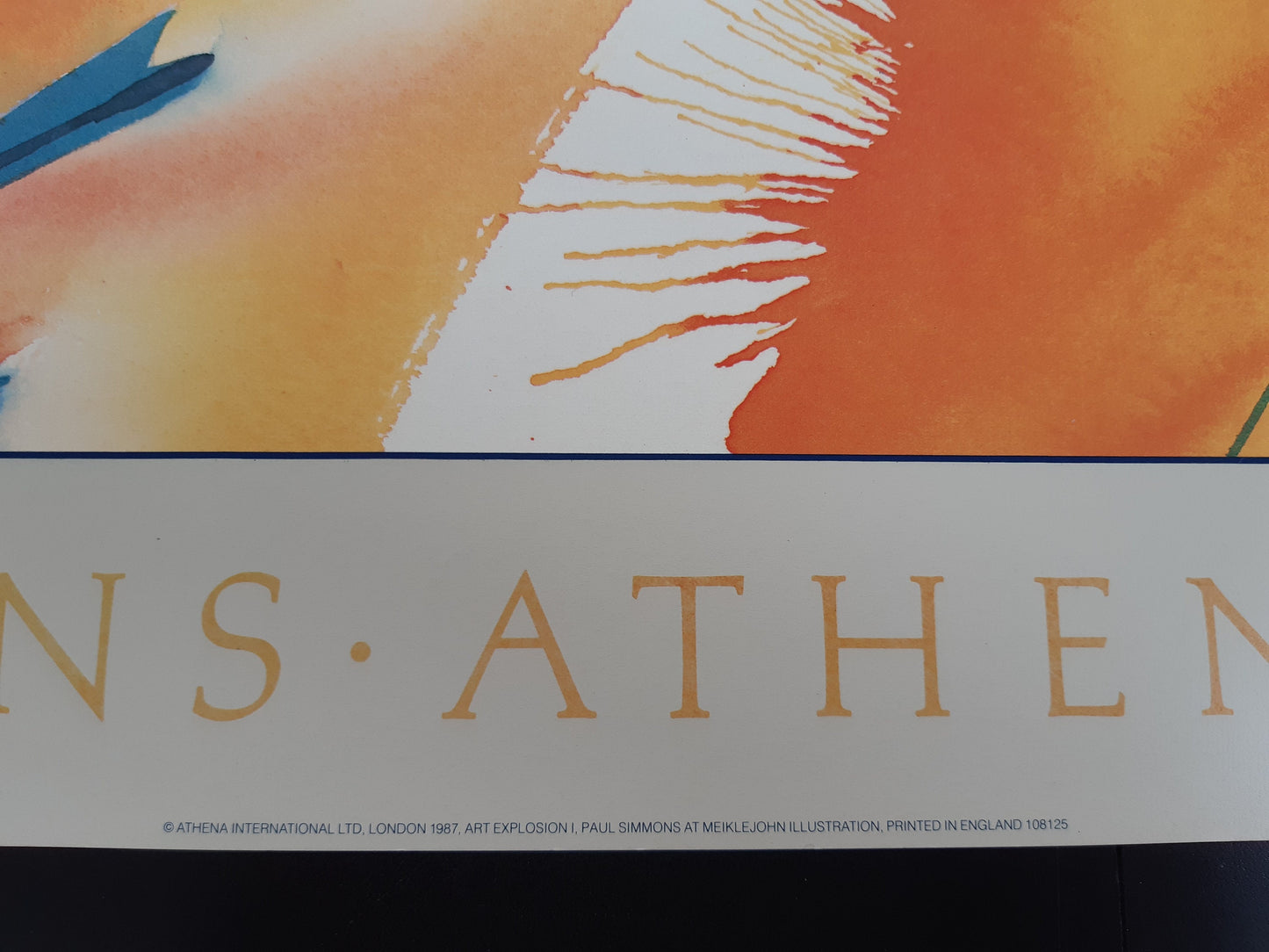 Paul Simmons original art poster - 23.4"×34.9" (59.5×88.7cm)