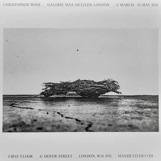 Christopher Wool photo exhibition poster - 23.2"×23.2" (59×59cm)