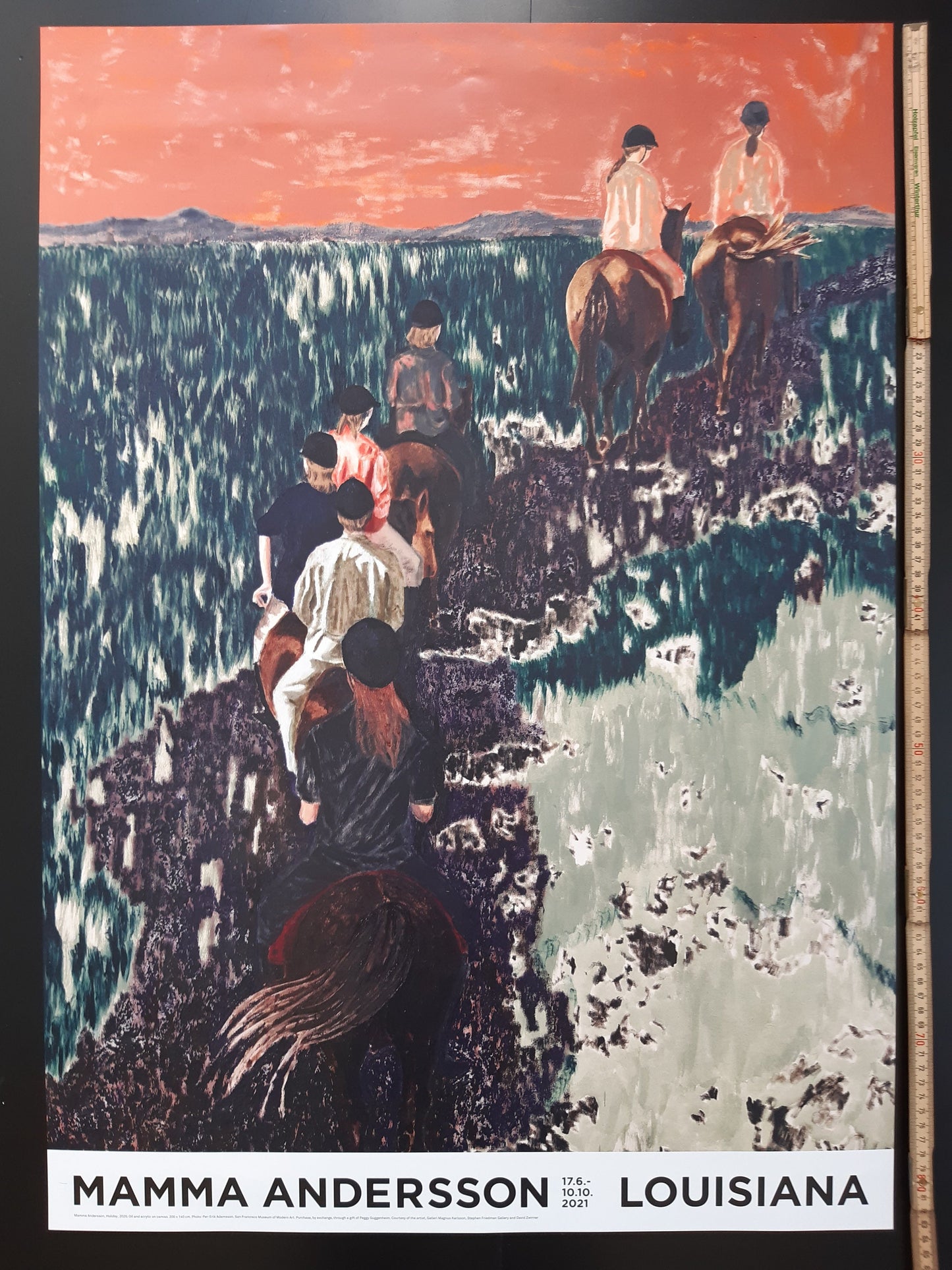 Mamma Andersson art exhibition poster - 23.2"×33.1" (59×84cm)