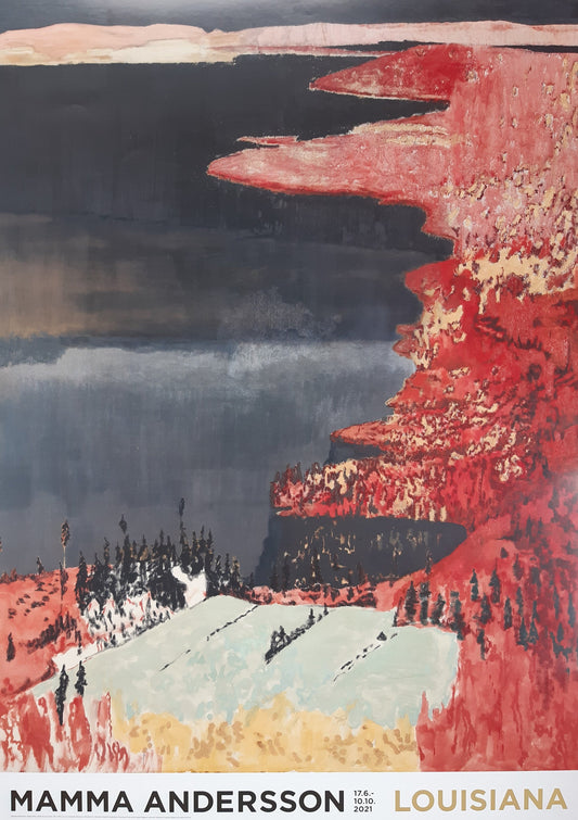 Mamma Andersson large art exhibition poster - 33.1"×46.7" (84×118.5cm)