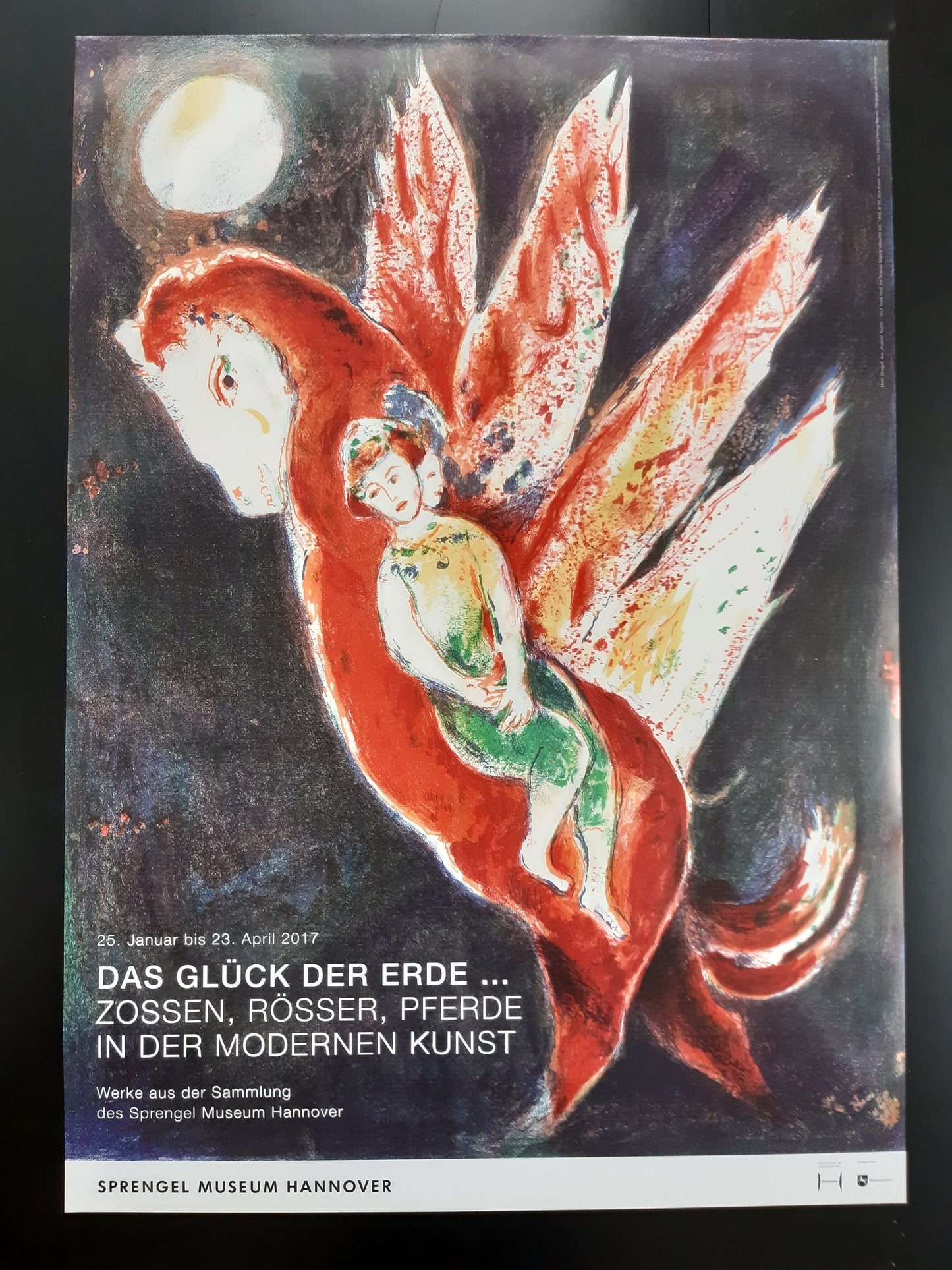 Marc Chagall original art poster - 23.2"×33.1" (59×84cm)