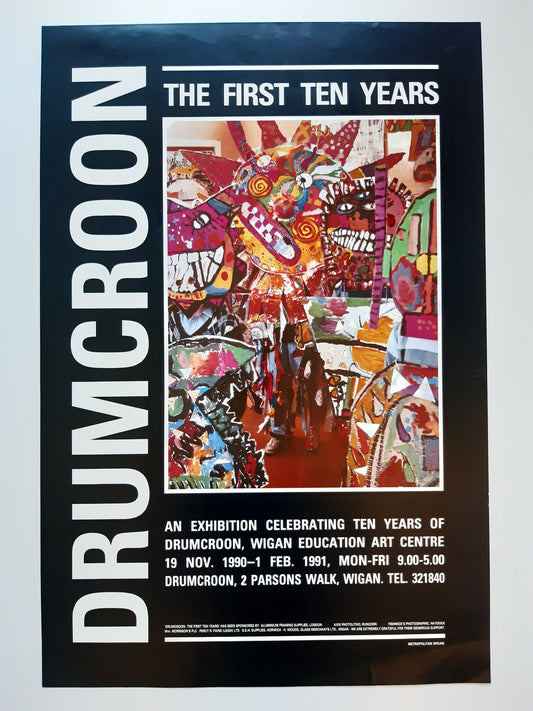 Drumcroon Wigan original poster - 16.5"×23.4" (42×59.5cm)