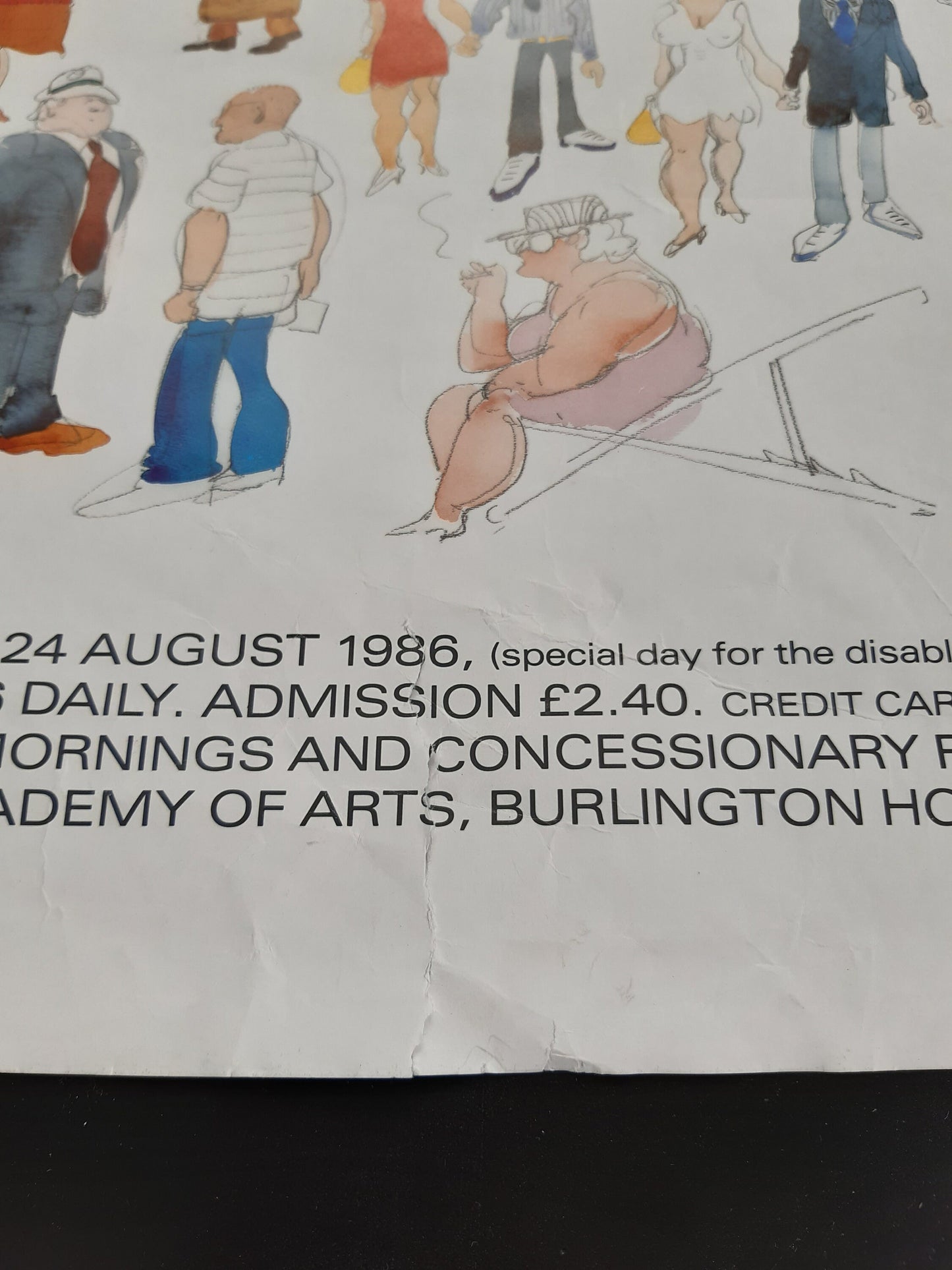 Royal Academy summer exhibition poster 1986 - 20.1"×29.7" (51×75.5cm)