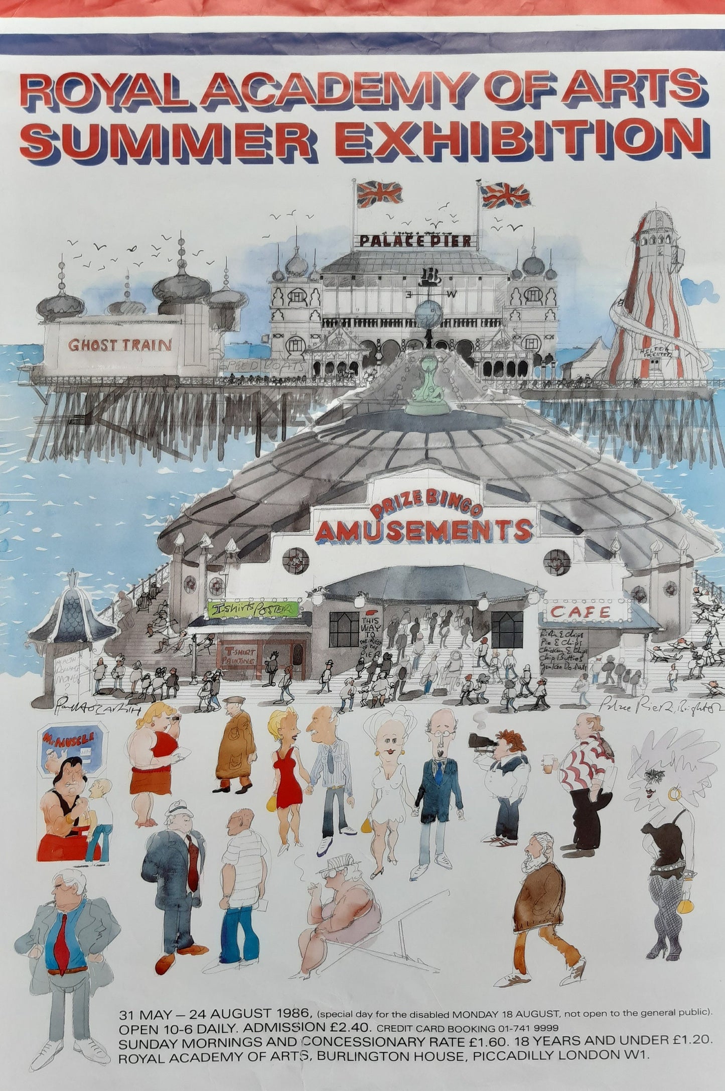 Royal Academy summer exhibition poster 1986 - 20.1"×29.7" (51×75.5cm)