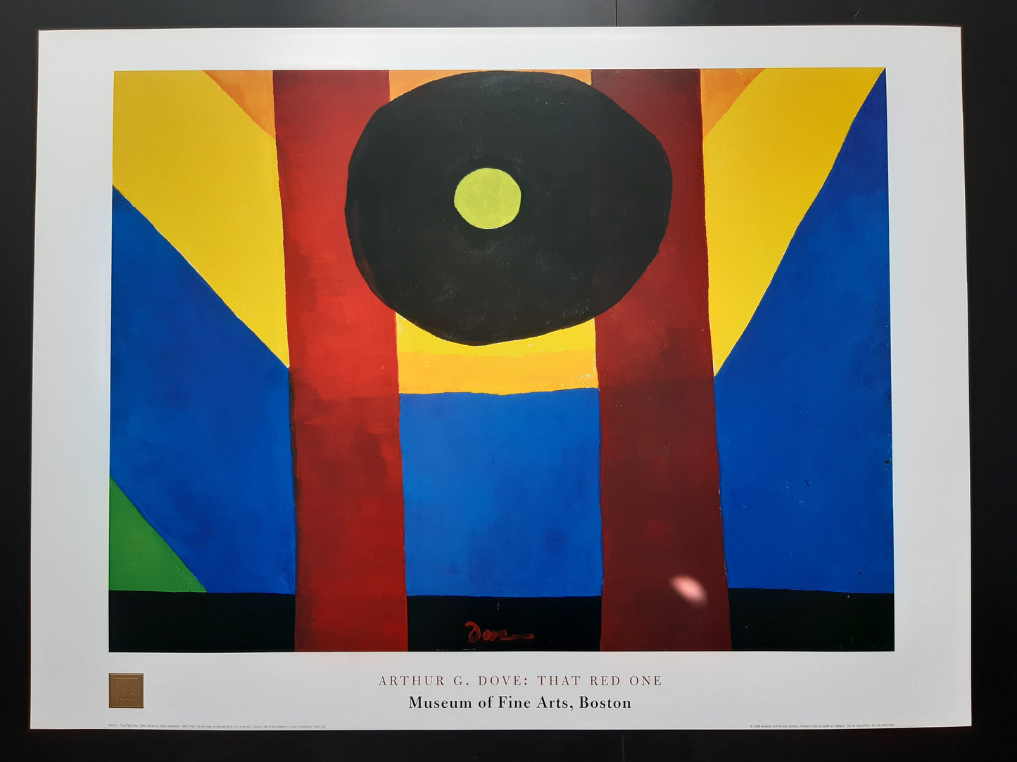 Arthur G. Dove original art poster 1998 BFA - 31.5"×23.6" (80×60cm)