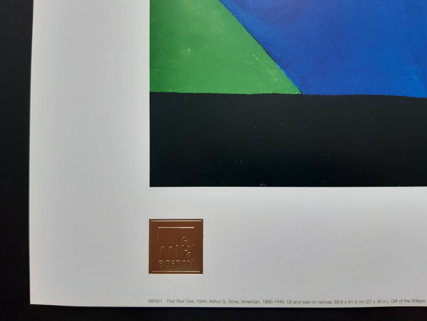 Arthur G. Dove original art poster 1998 BFA - 31.5"×23.6" (80×60cm)