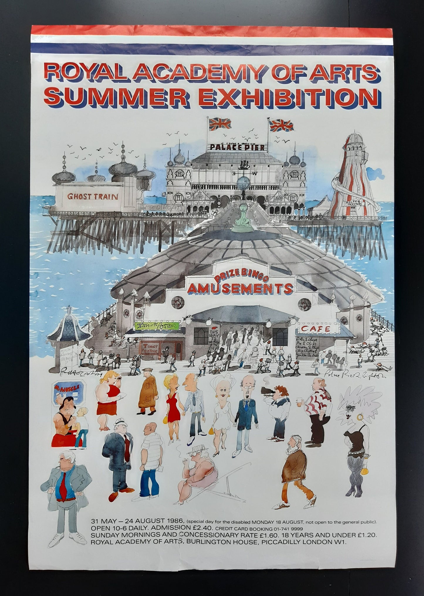 Royal Academy summer exhibition poster 1986 - 20.1"×29.7" (51×75.5cm)