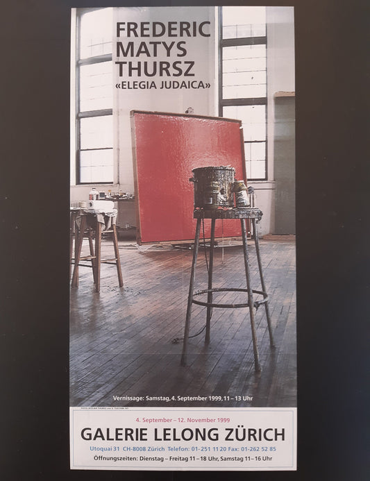 Thursz sculpture photo poster folded - 13.0"×26.8" (33×68cm)