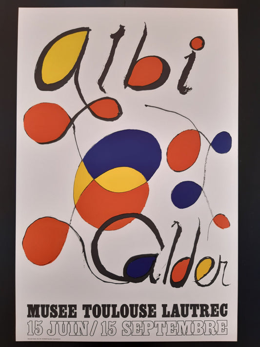 Calder original art poster - 23.5"×35.4" (59.7×90cm)