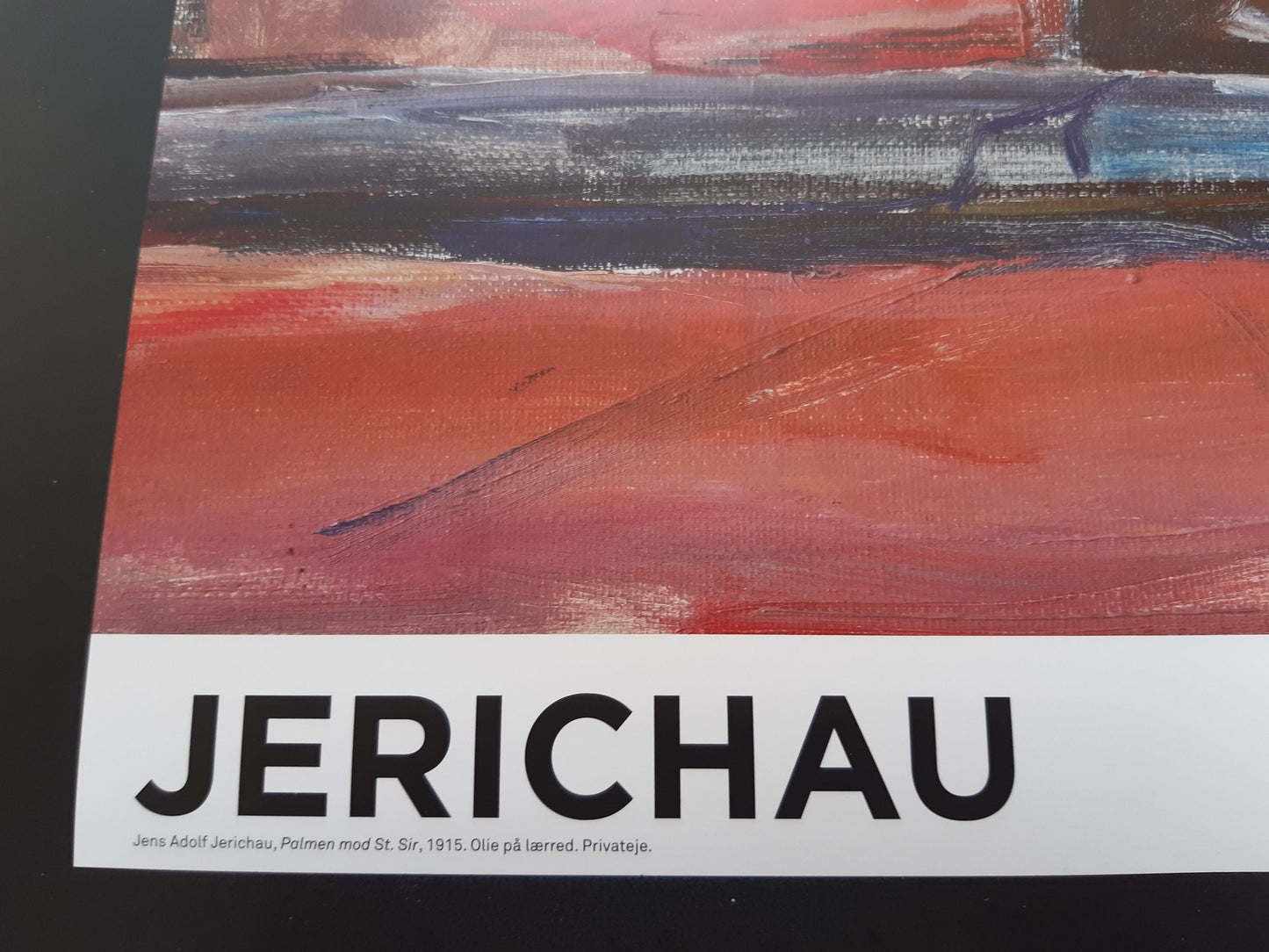 Jens A. Jerichau art exhibition poster - 16.5"×23.2" (42×59cm)