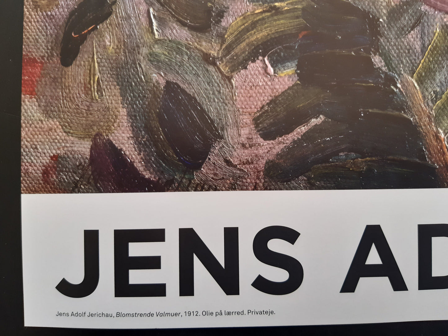 Jens A. Jerichau art exhibition poster - 23.4"×33.1" (59.5×84cm)
