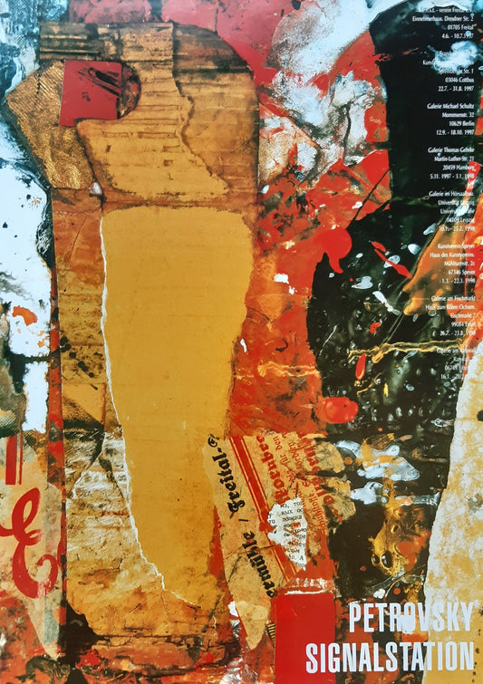 Wolfgang Petrowsky original art poster - 23.2"×33.1" (59×84cm)