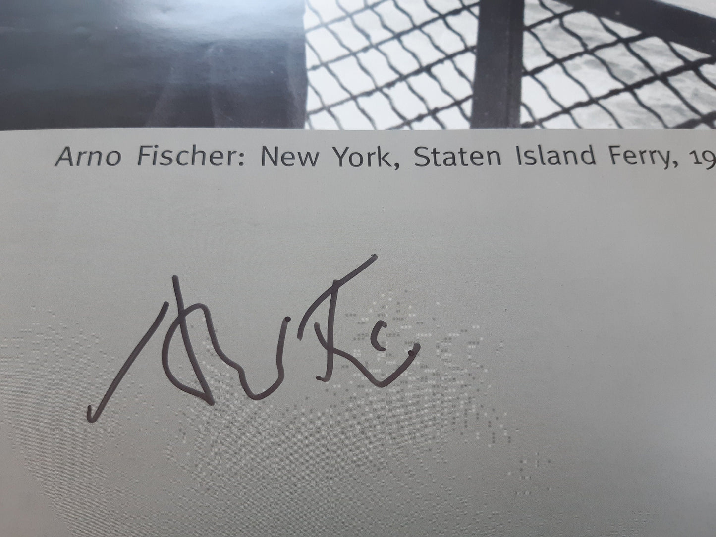 Arno Fischer original photo exhibition poster handsigned - 23.2"×33.1" (59×84cm)