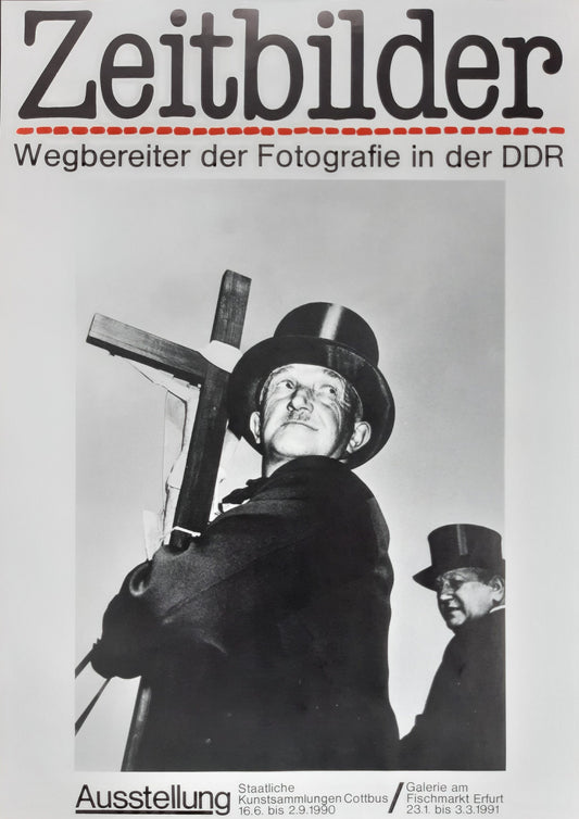 East German photography poster religious procession - 22.6"×31.9" (57.5×81cm)