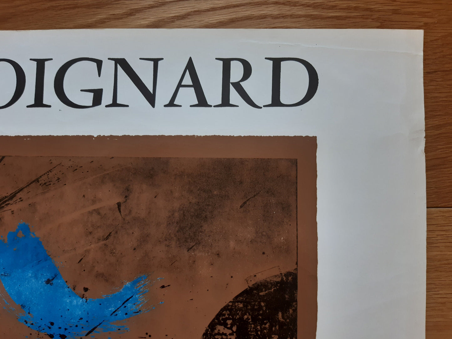 James Coignard original art poster used - 22.0"×31.3" (56×79.5cm)